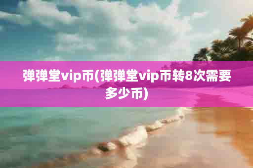 弹弹堂vip币(弹弹堂vip币转8次需要多少币)