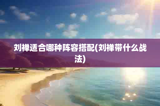 刘禅适合哪种阵容搭配(刘禅带什么战法)