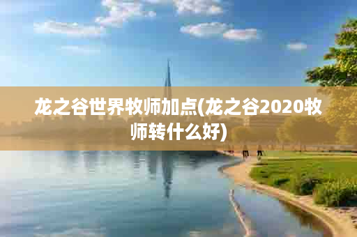 龙之谷世界牧师加点(龙之谷2020牧师转什么好)