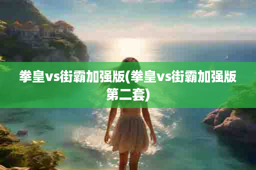 拳皇vs街霸加强版(拳皇vs街霸加强版第二套)